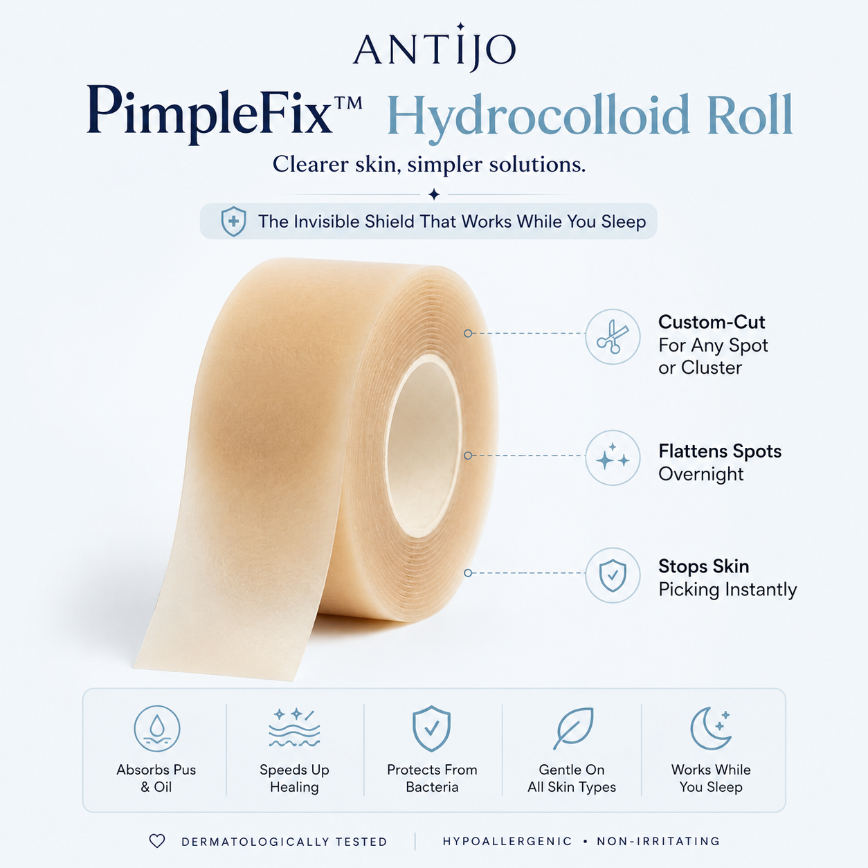 PimpleFix™ Hydrocolloid Roll